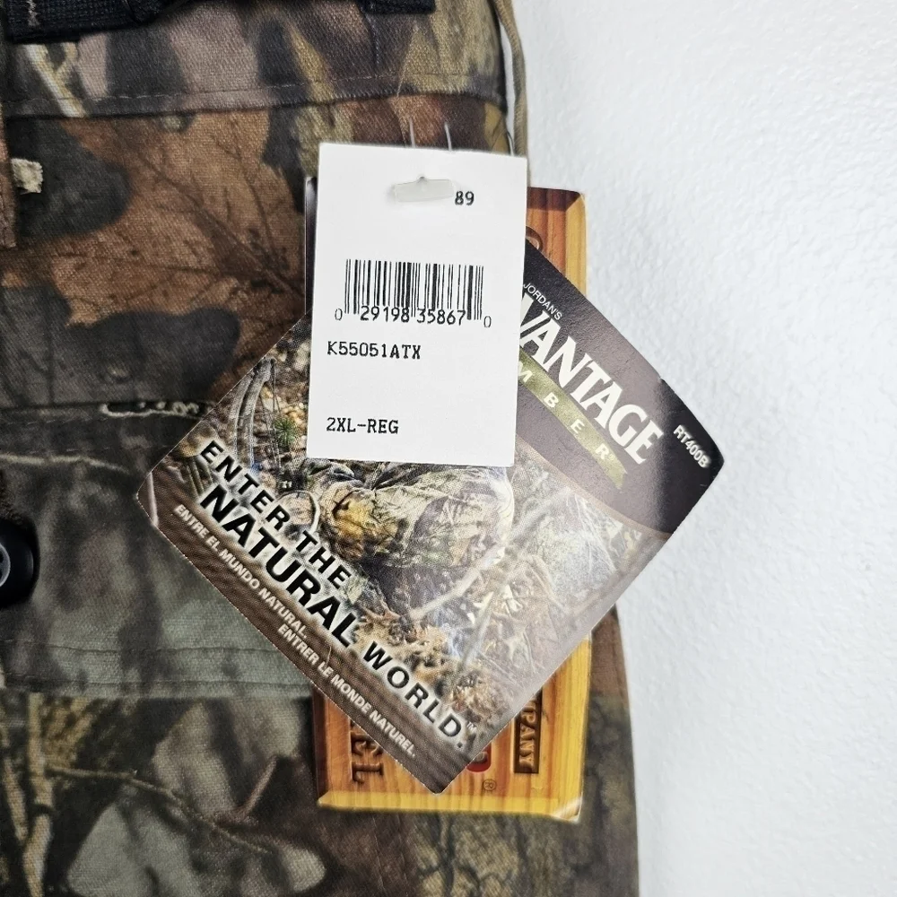 Advantage Timber Men's Camo Hunting Cargo Pants NWT, size 2XL